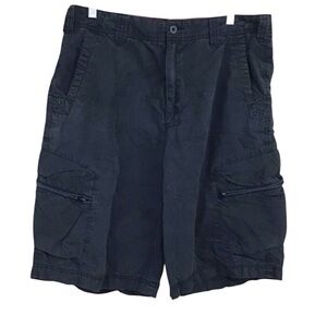 Mossimo Cargo Supply Men's Black Cargo Shorts‎ 34